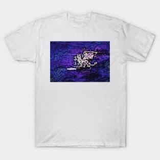 Purple Dragon Painting T-Shirt